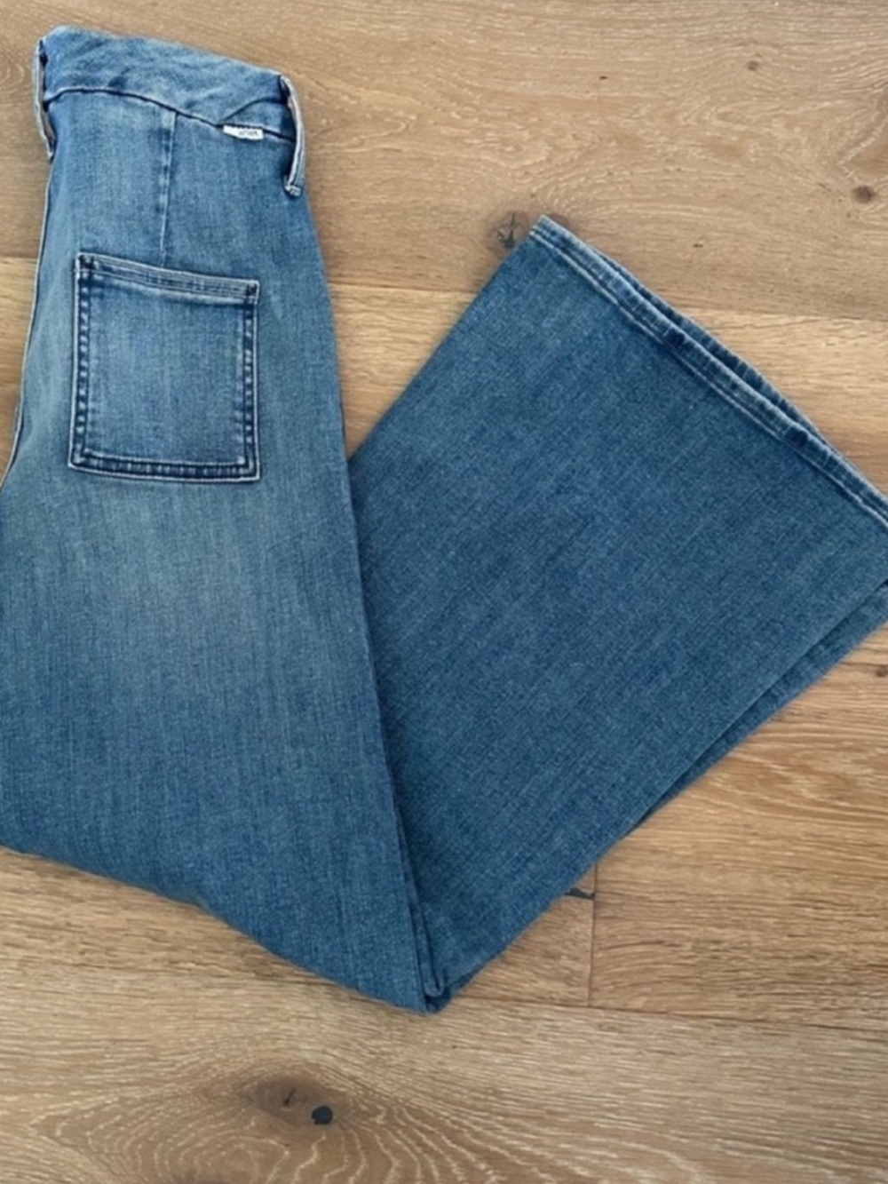 MOTHER Lace Up Roller Crop Jeans - Picture 4 of 8